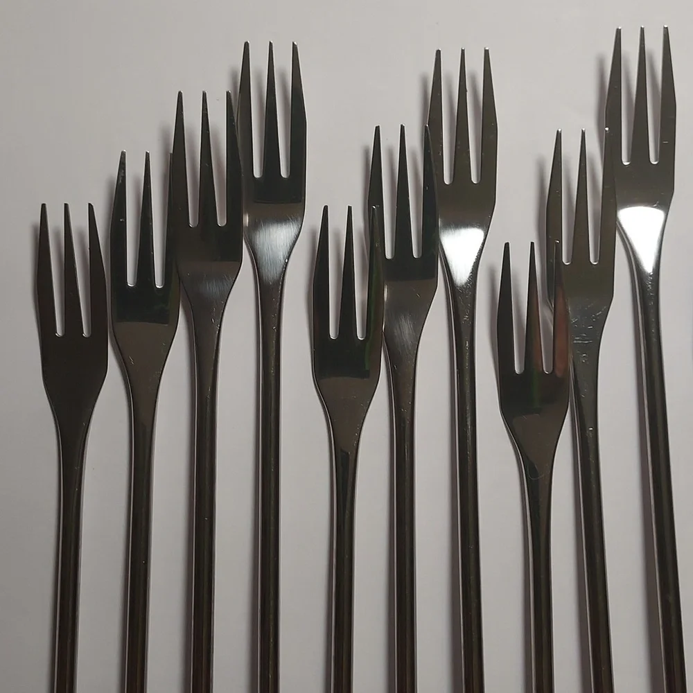 Vintage Fondue Forks Set Of 12 Mid Century Modern